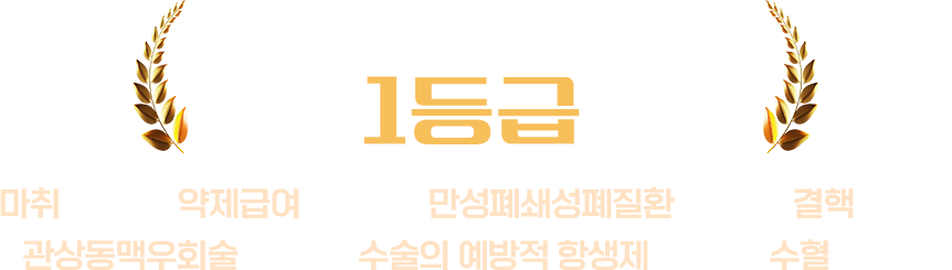 건강보험심사평가원 적정성 평가 결과 1등급