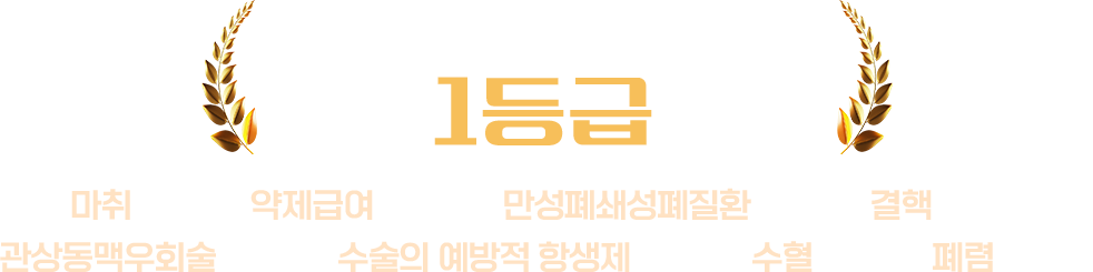건강보험심사평가원 적정성 평가 결과 1등급